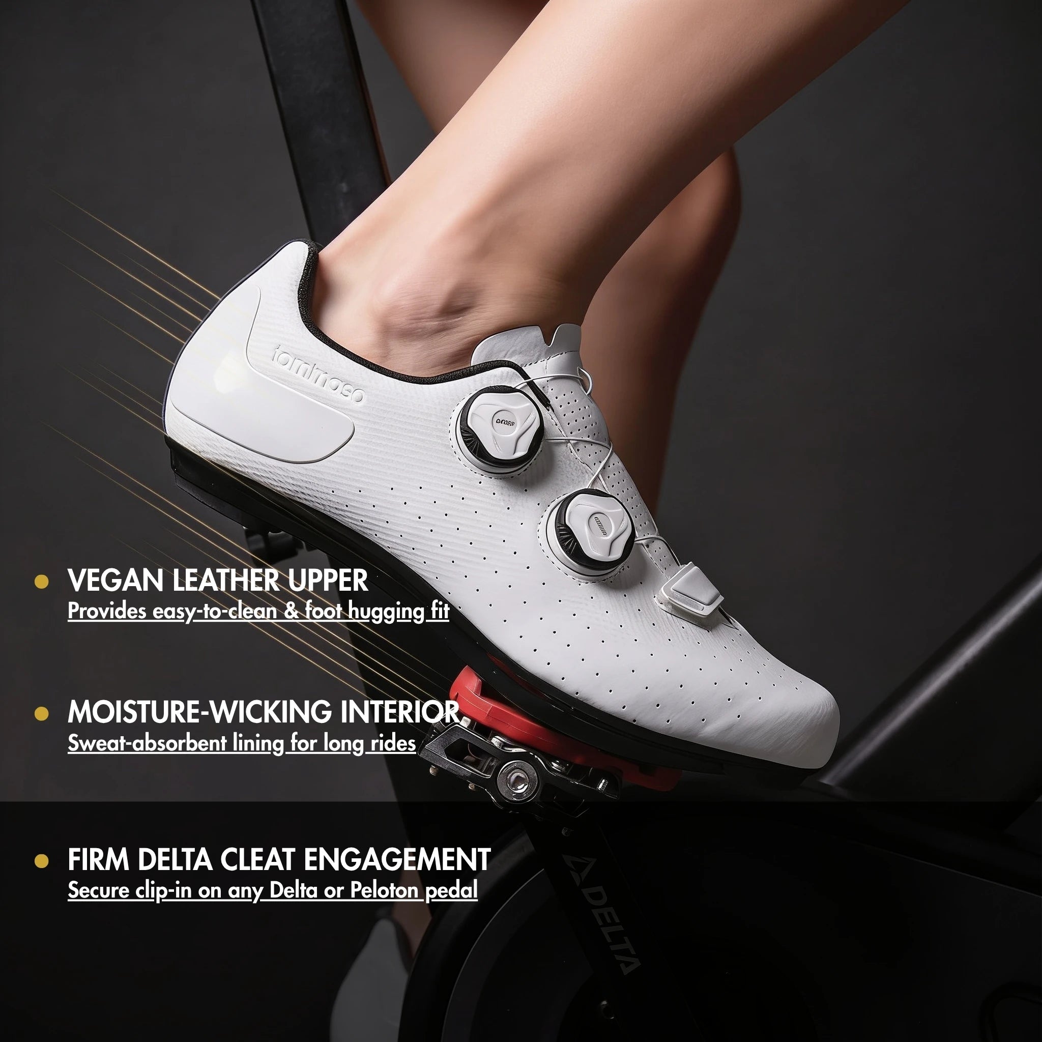 Pista Elite Duale - Peloton Cycling Shoes - Delta Cleats Included