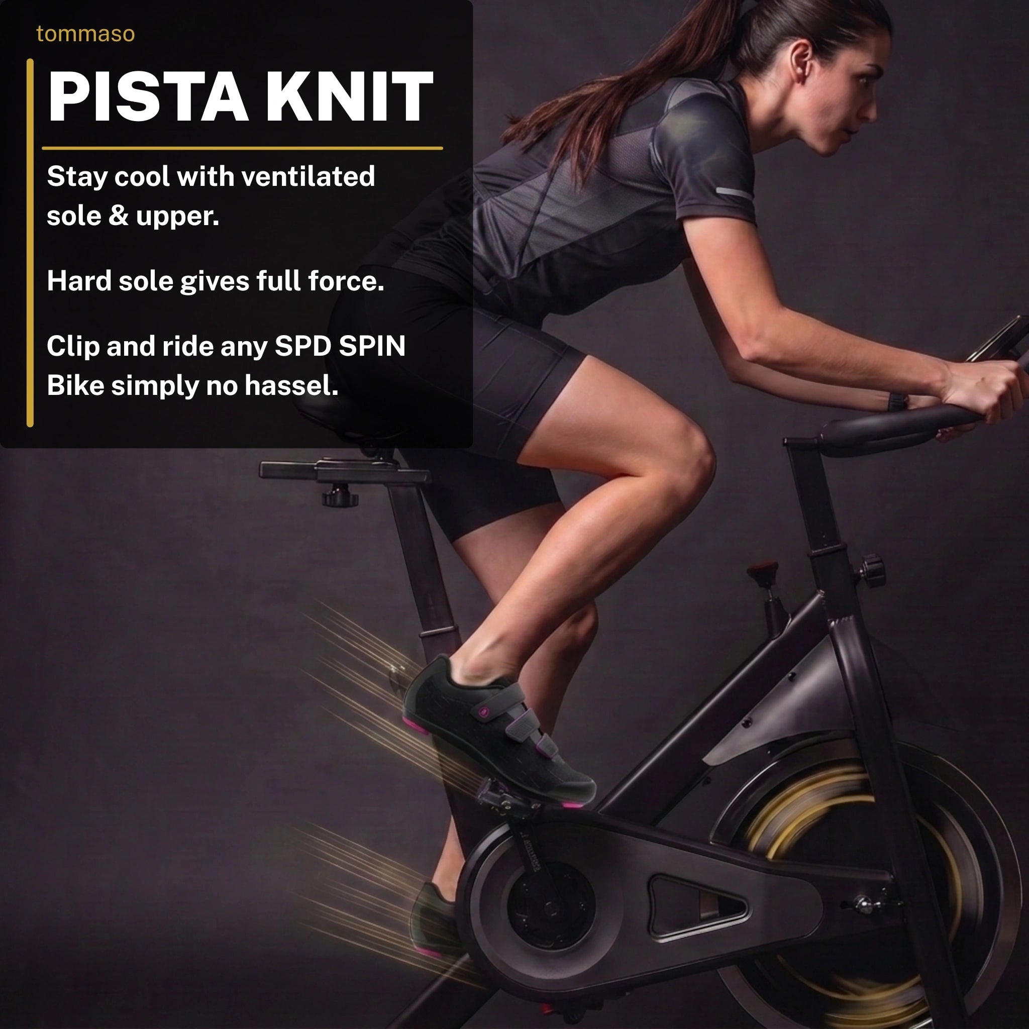 Pista Knit - Indoor Cycling / SPD Cleats Included