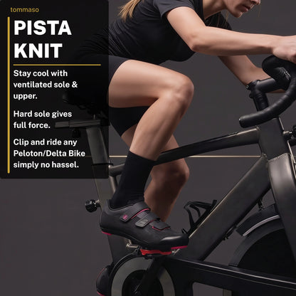 Pista Knit - Peloton Cycling Shoes - Delta Cleats Included