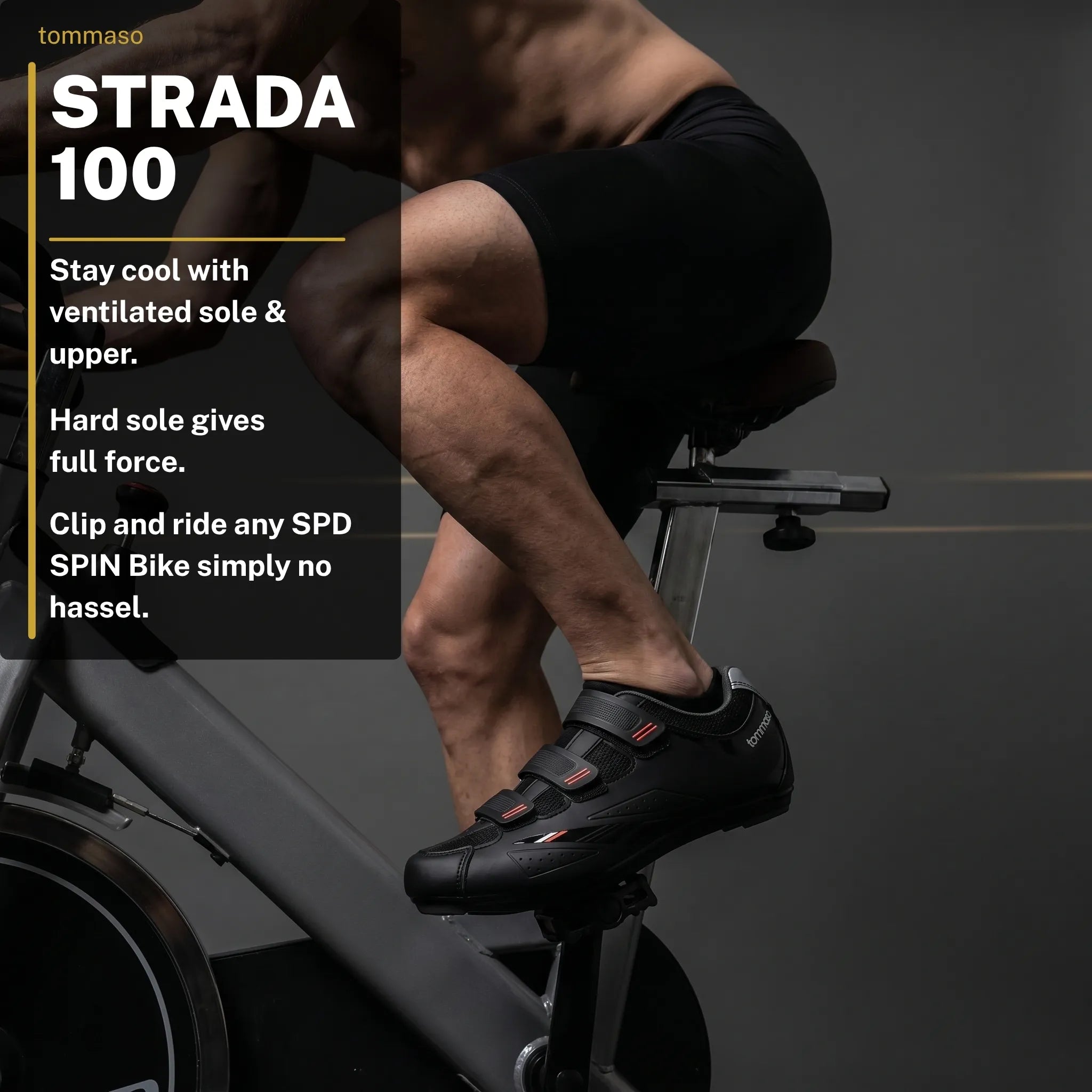 Strada 100 - Indoor Cycling/SPD Cleat Included