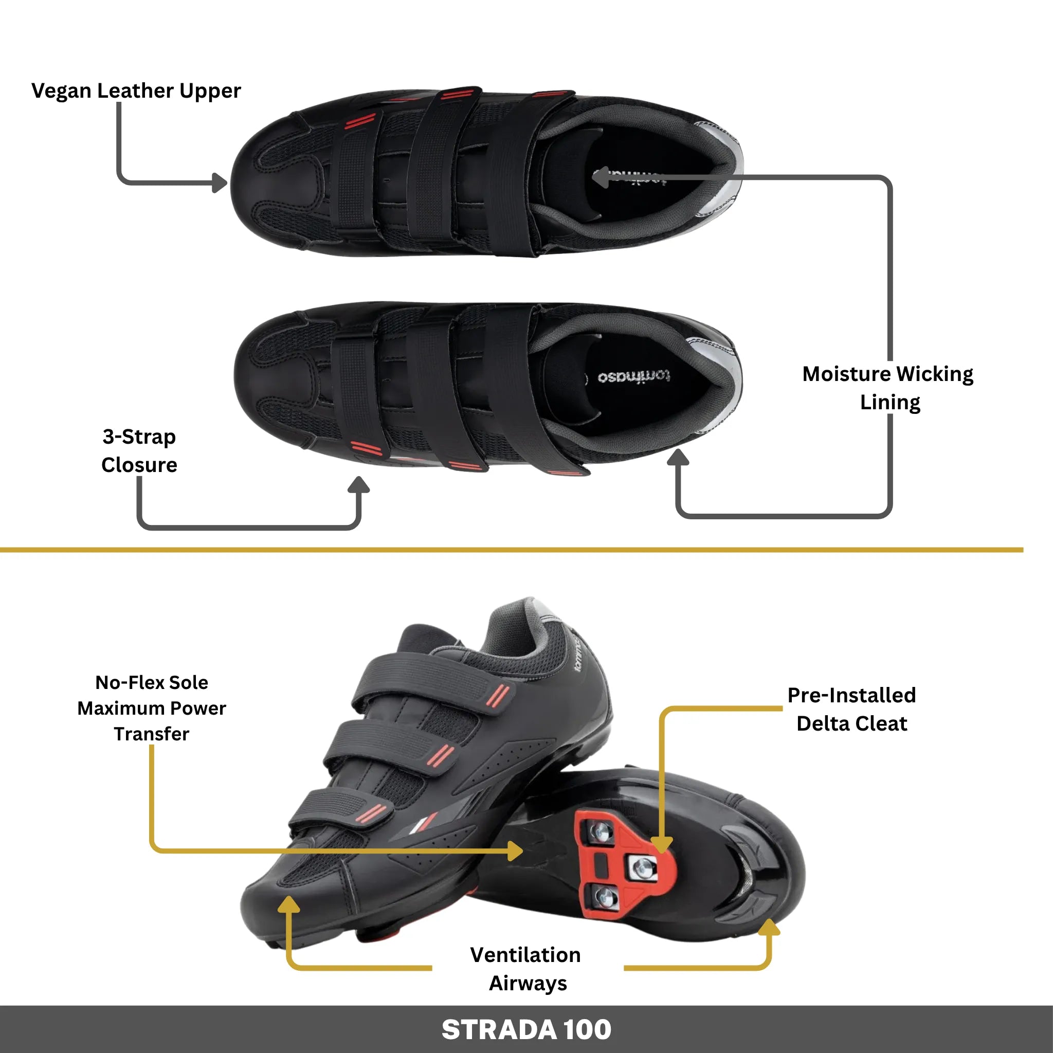 Strada 100 - Peloton Cycling Shoes
