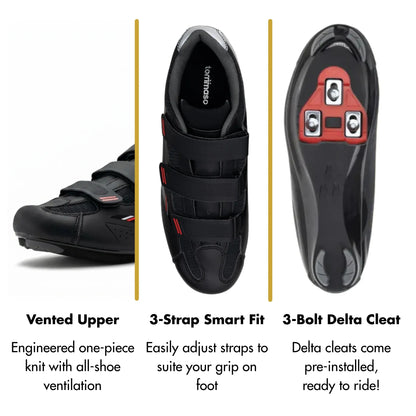 Strada 100 - Peloton Cycling Shoes - Delta Cleats Included