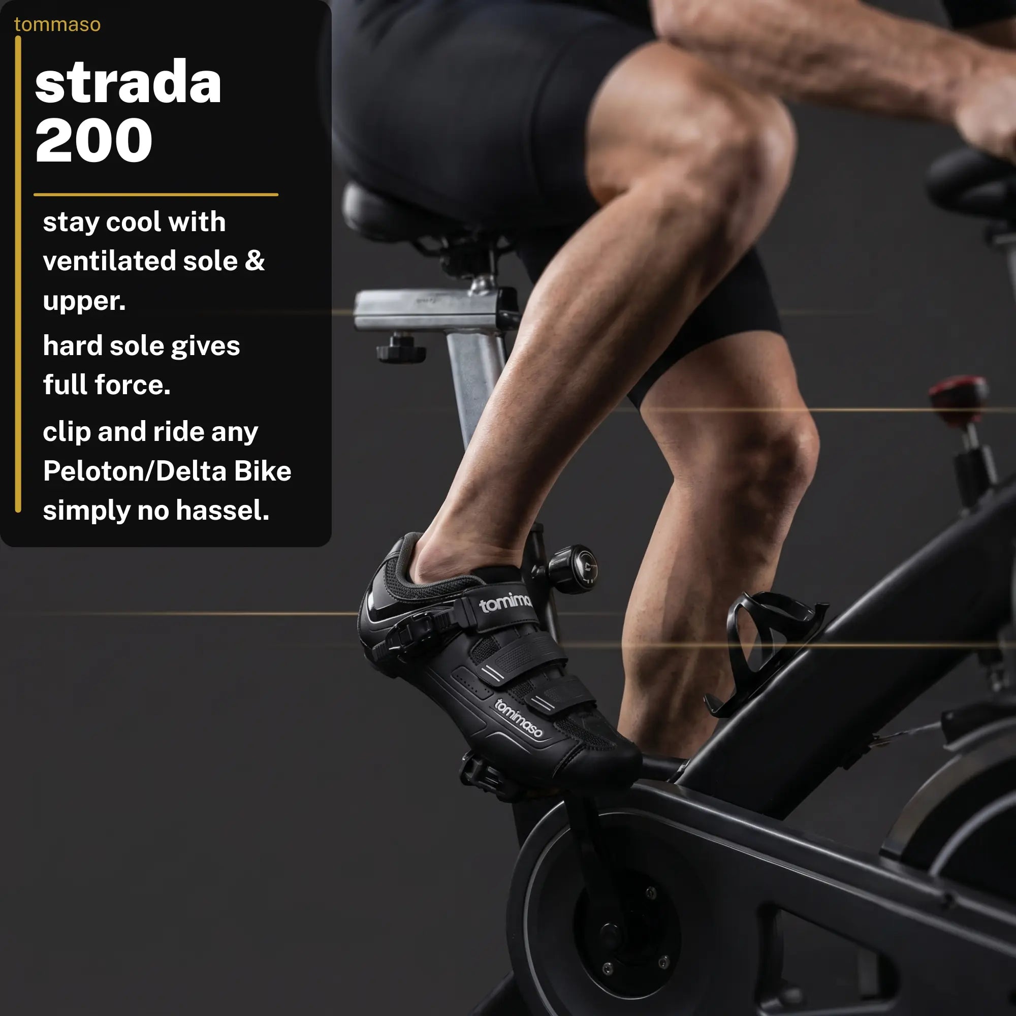 Strada 200 - Peloton Cycling Shoes - Delta Cleats Included