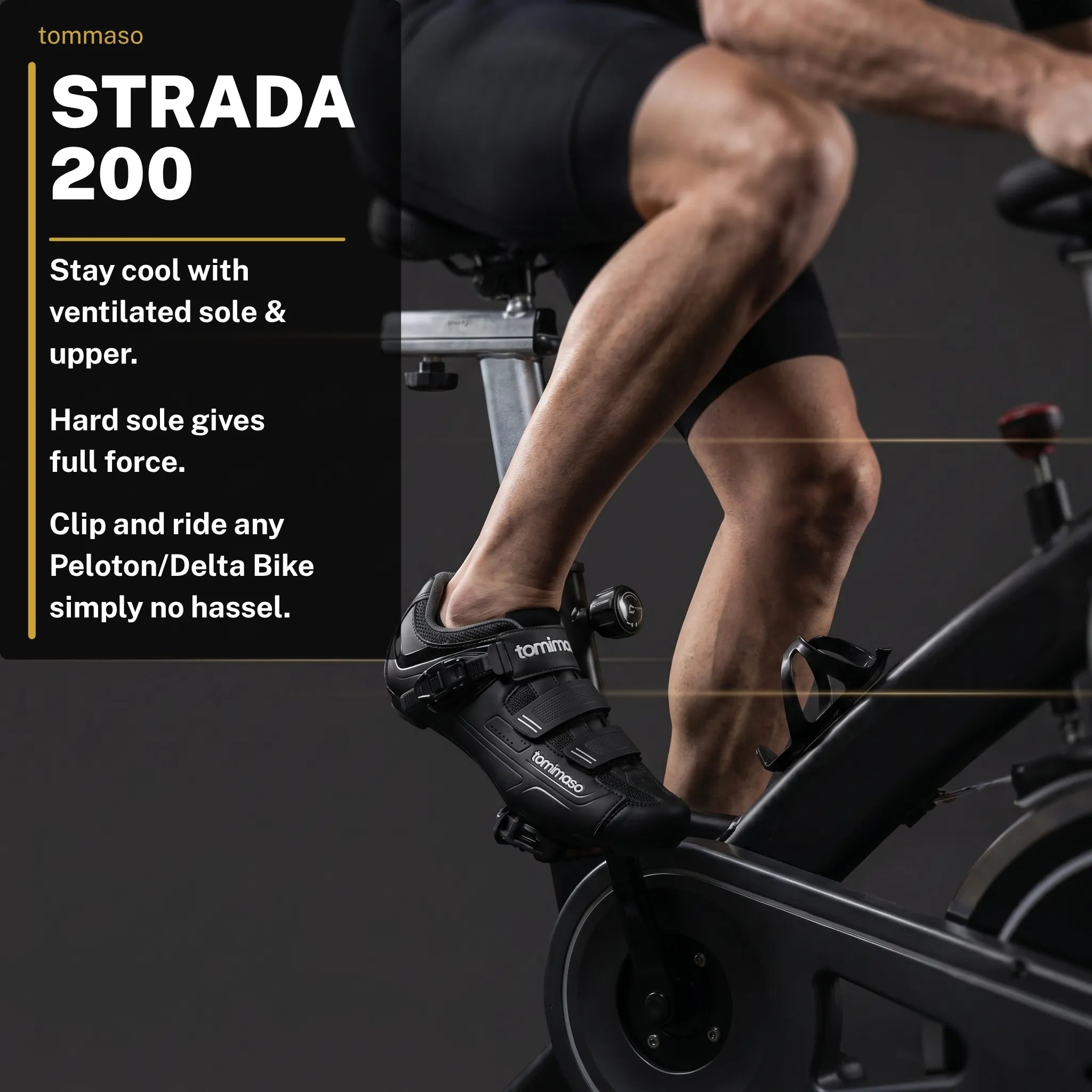 Strada 200 - Peloton Cycling Shoes - Delta Cleats Included