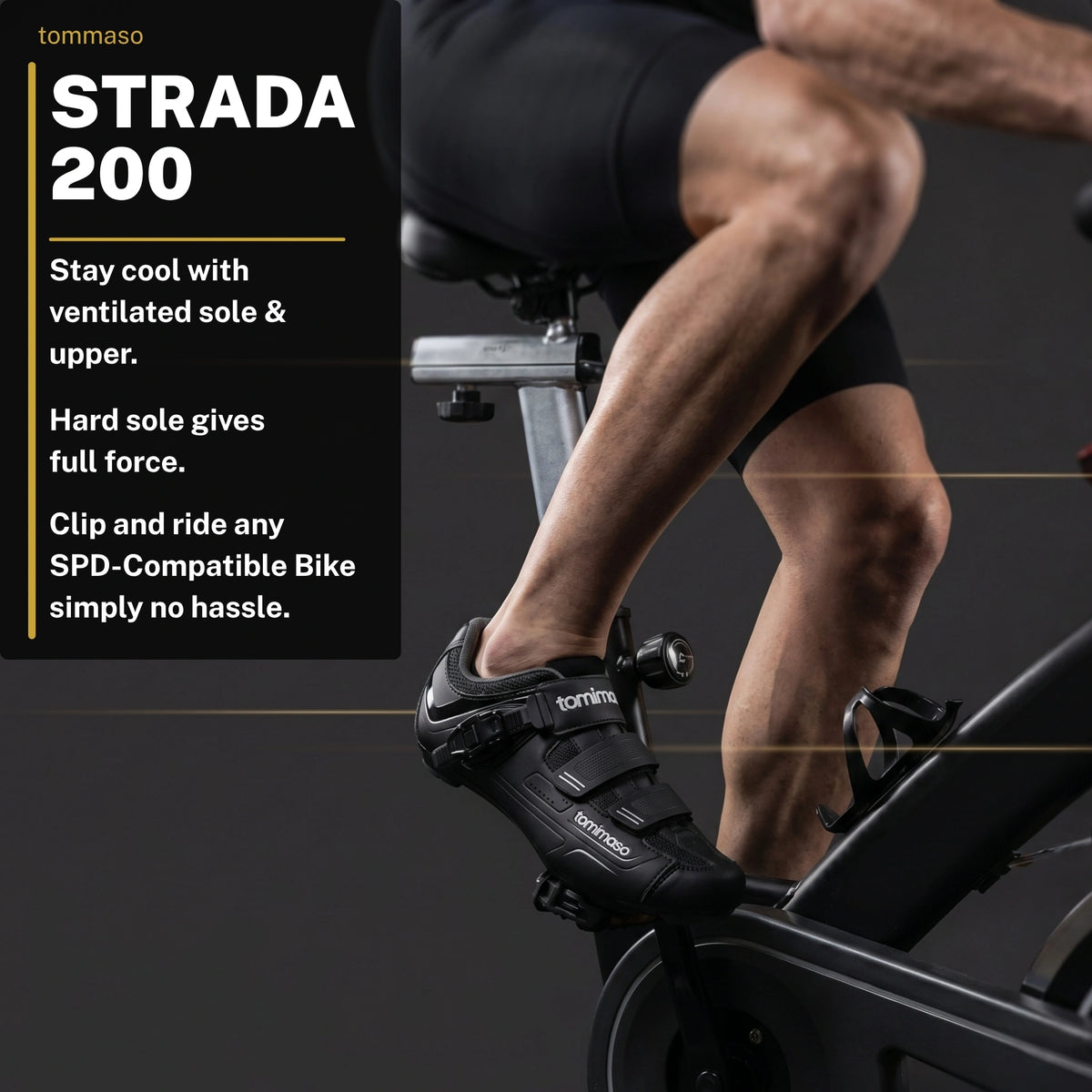 Men's Strada 200 - Indoor Cycling / SPD Cleats Included
