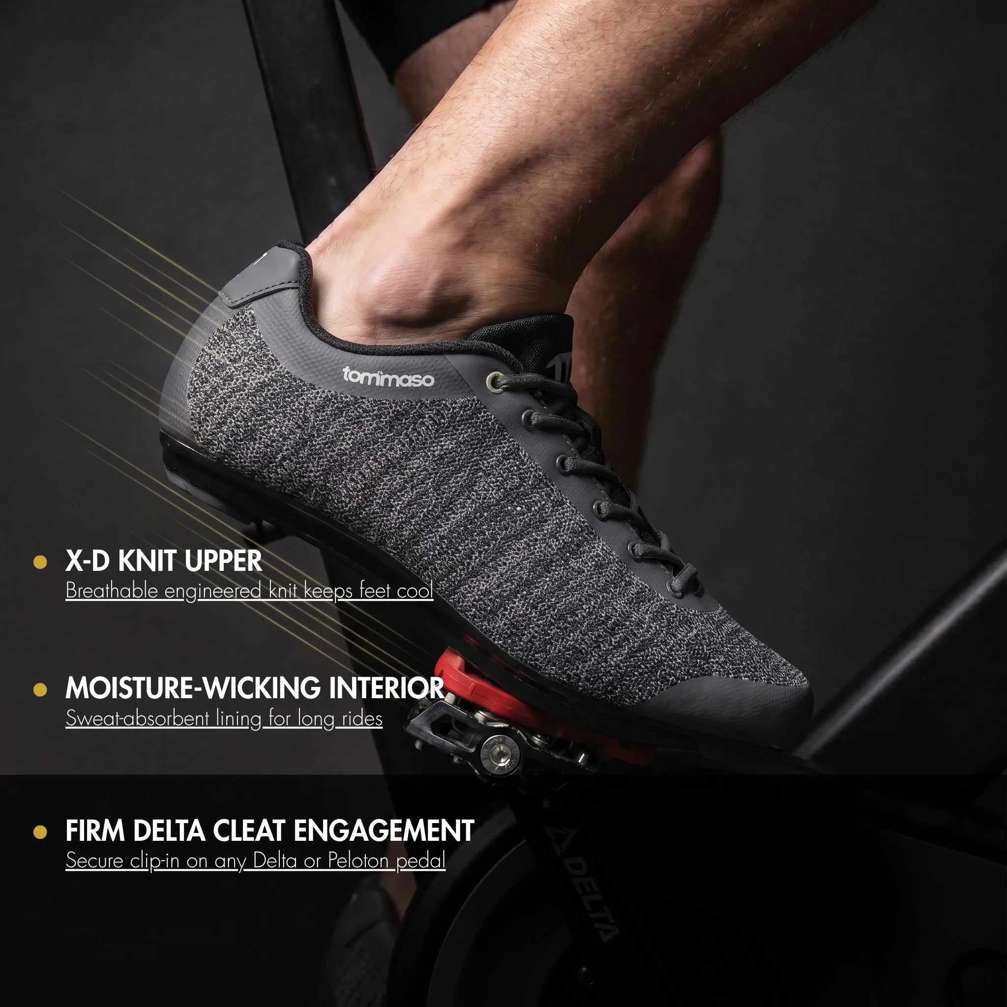 Strada Aria - Peloton Cycling Shoes - Delta Cleats Included