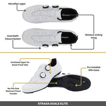 Strada Duale Elite Indoor Cycling / SPD Cleats Included