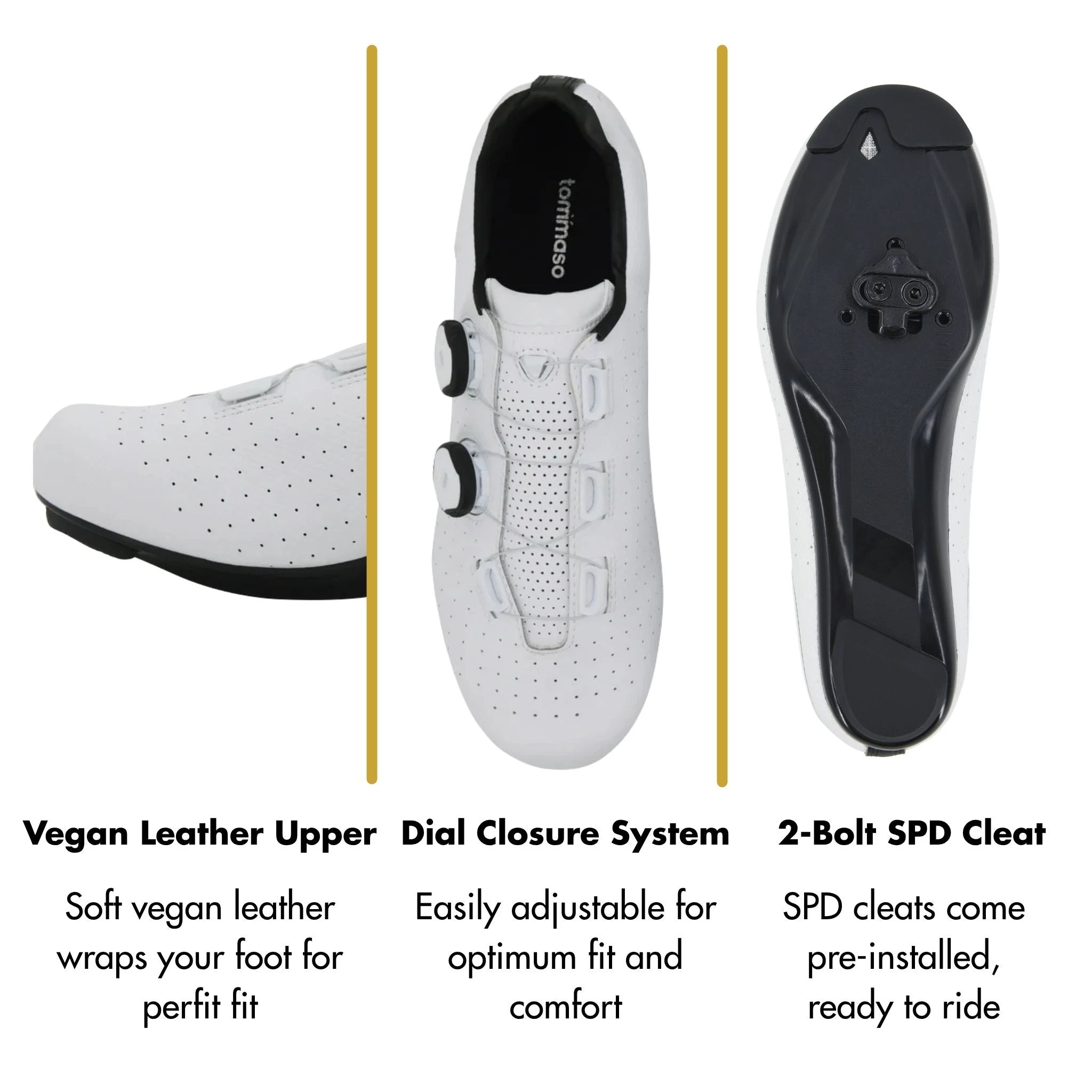 Strada Duale Elite Indoor Cycling / SPD Cleats Included