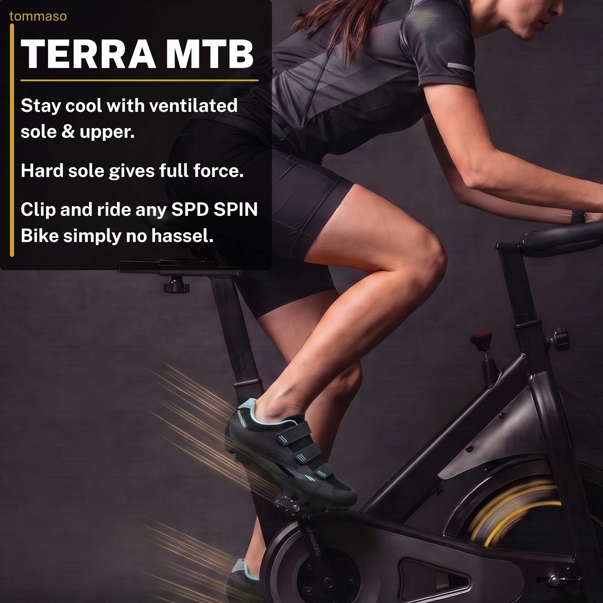 Terra - MTB/Indoor Cycling / SPD Cleats Included