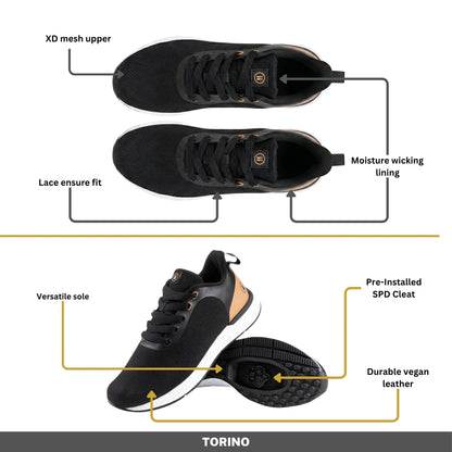 Torino - Indoor Cycling / SPD Cleats Included