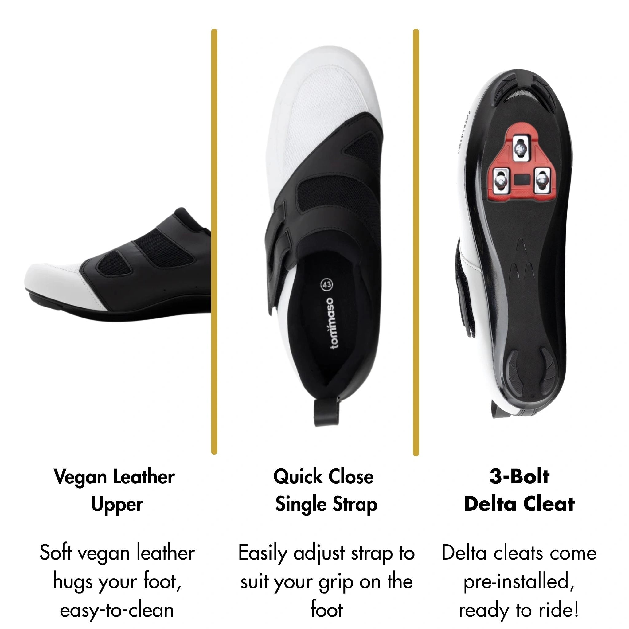 Veloce II - Peloton Cycling Shoes - Delta Cleats Included