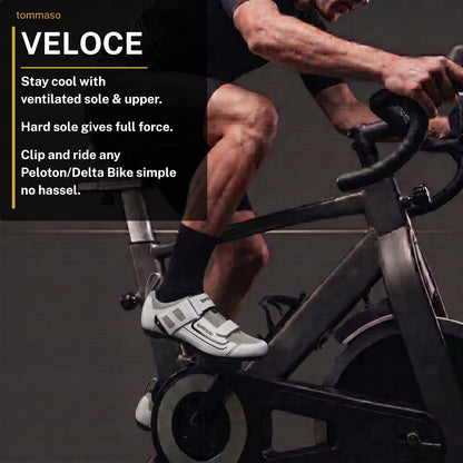 Veloce - Peloton Cycling Shoes - Delta Cleats Included