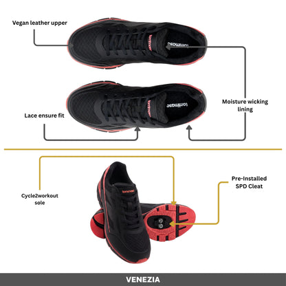 Venezia - Indoor Cycling & Commuting / SPD Cleats Included
