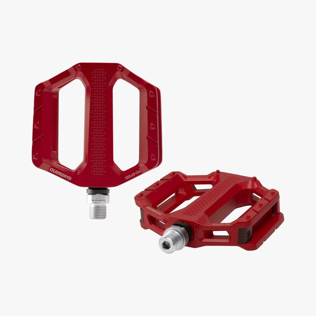 Shimano PD-EF202 Casual Flat Pedal - Red