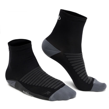 Tommaso Upside Down Padding Socks (3 Pair Pack) - Black