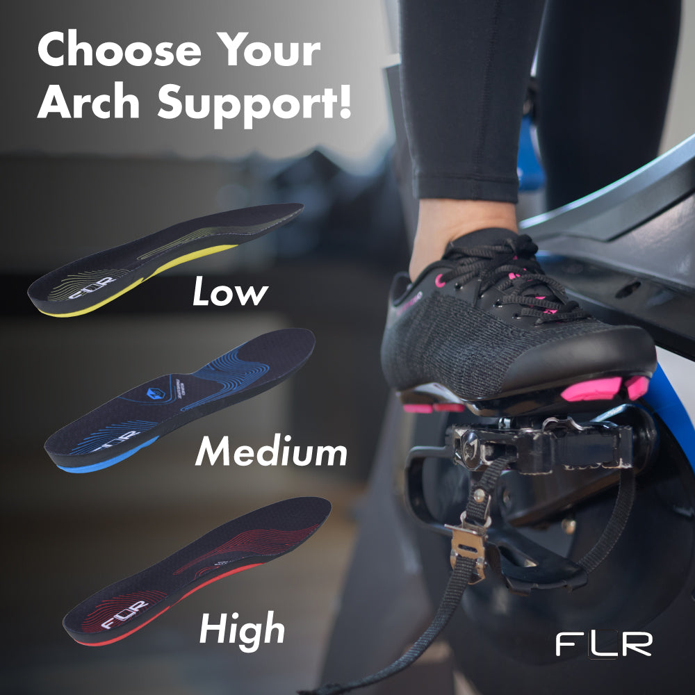 FLR Elite Cycling Insole High Arch