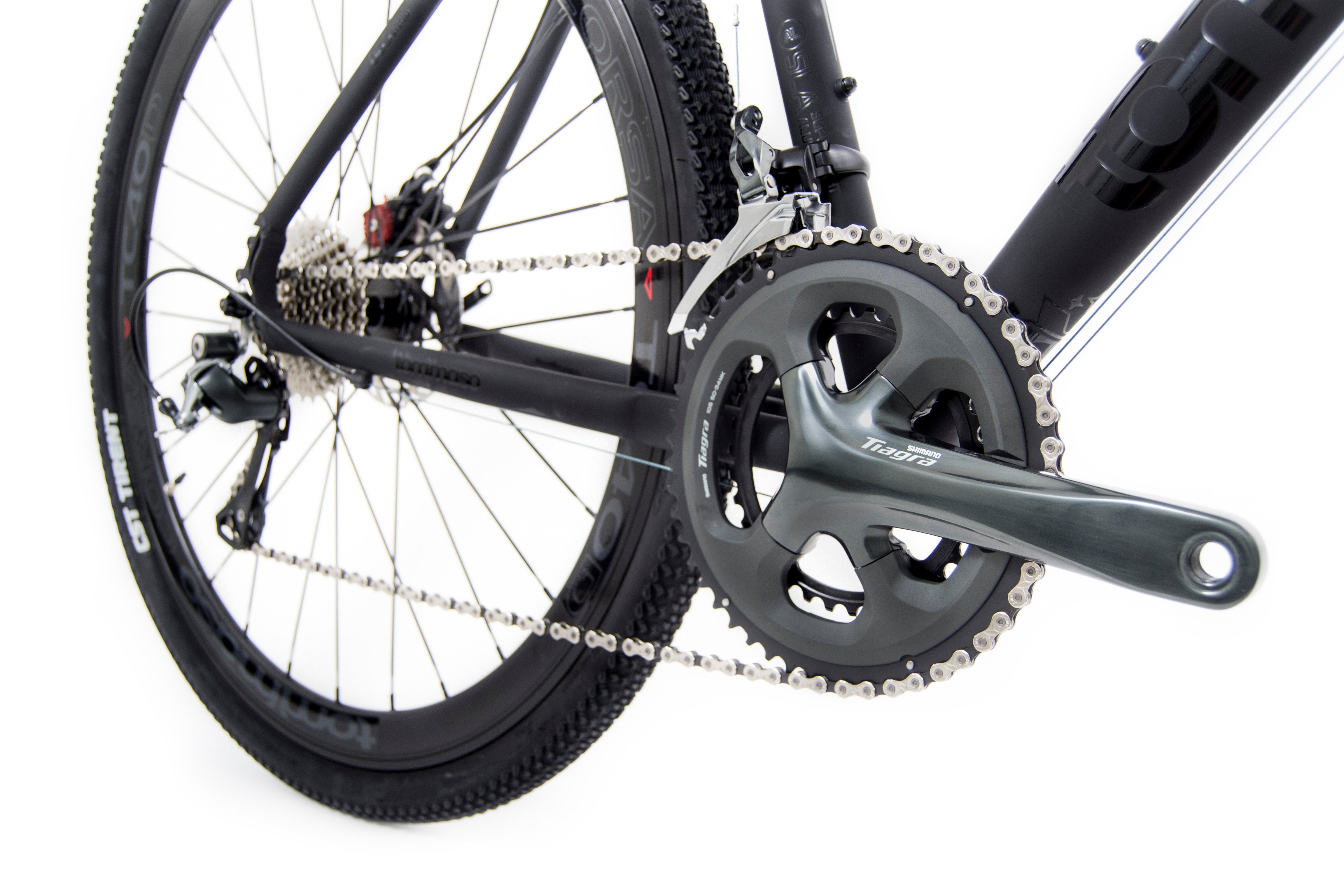 tommaso gravel bike Tommaso Illimitate Sport Performance Aluminum Gravel bike Matte Black