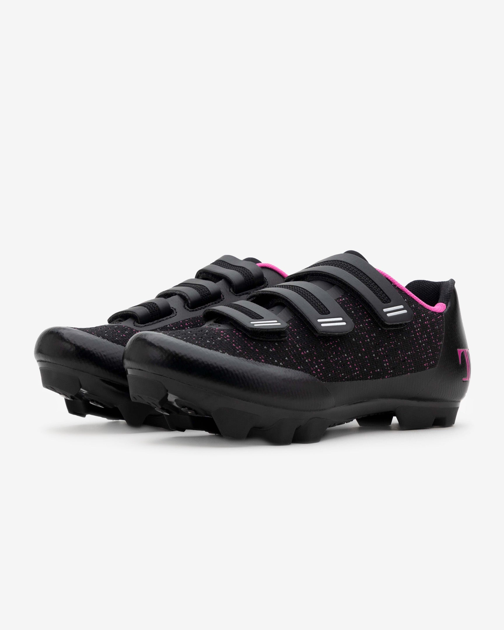 Terra Knit with SPD Cleats - black/pink