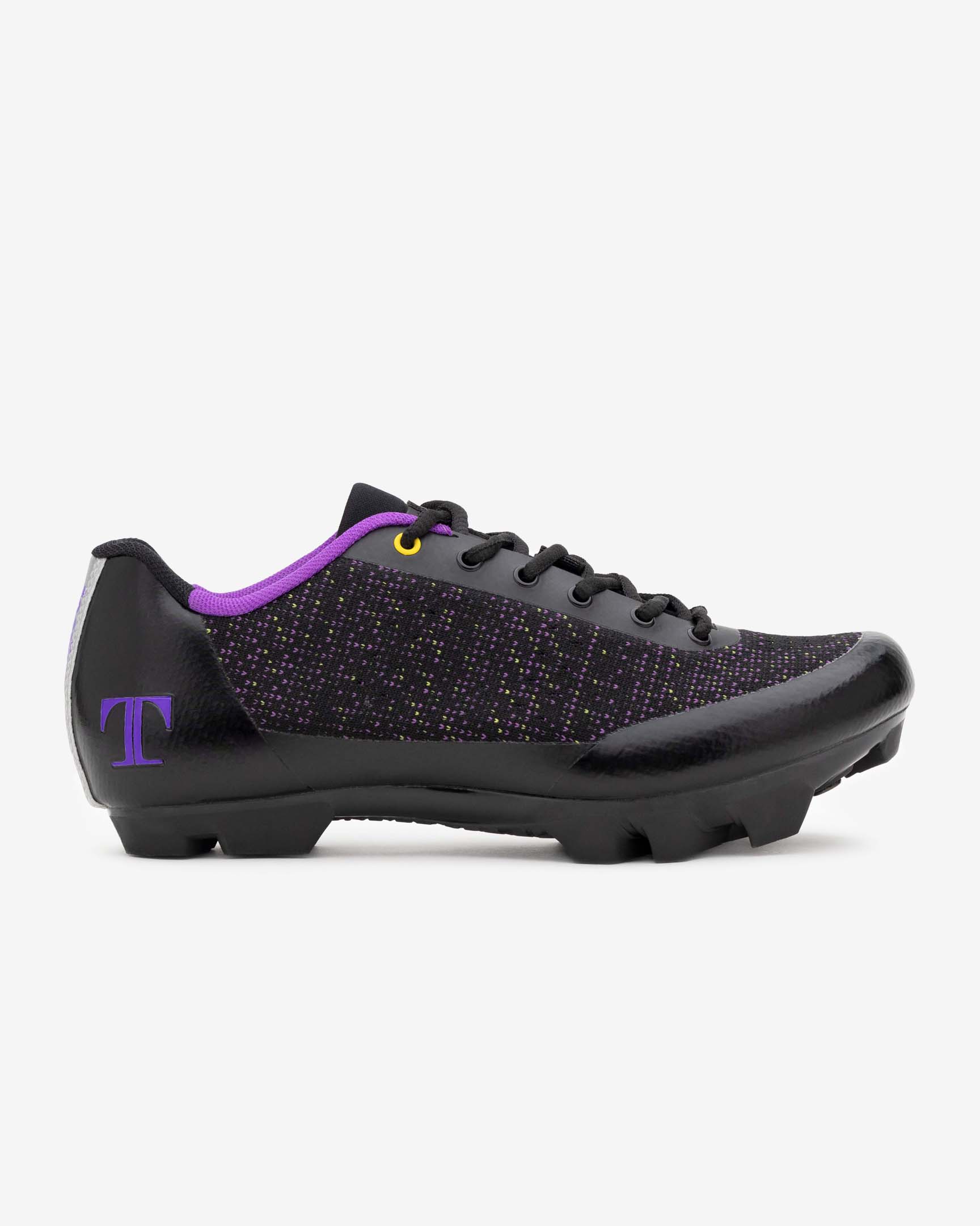 Terra Aria Knit with SPD Cleats - black/purple