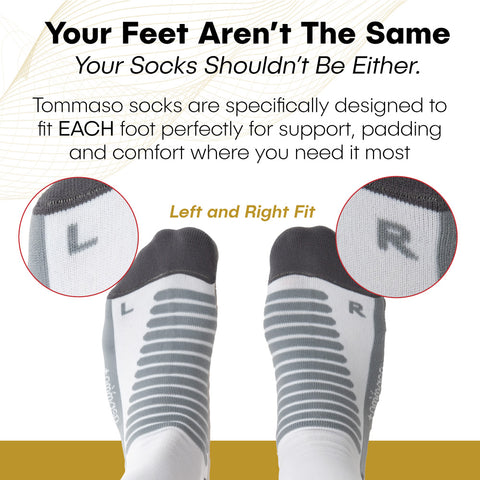 Tommaso Ultra Padded Socks - white