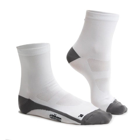 Tommaso Super Moisture Wicking Socks - white